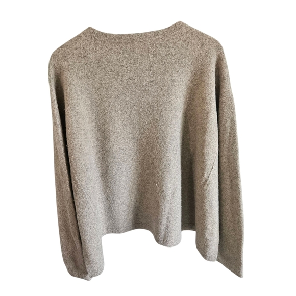 Lauren Manoogian Tan Felt Sweater In Moth - Picture 3 of 13